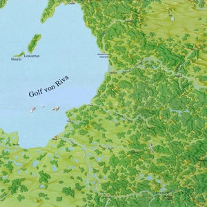 andkarte des westlichen Nivesenlandes