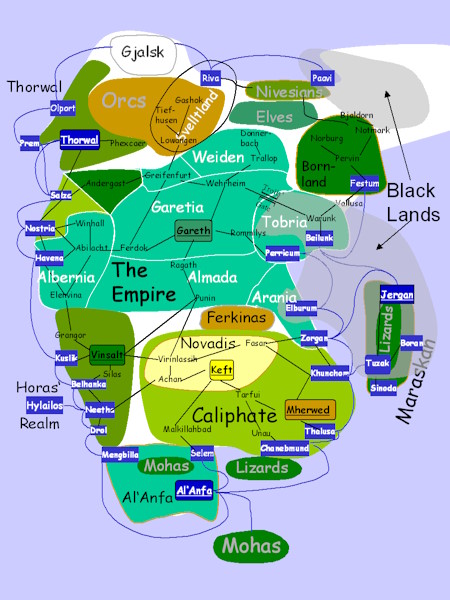 Aventurien: HOTT Campaign Map