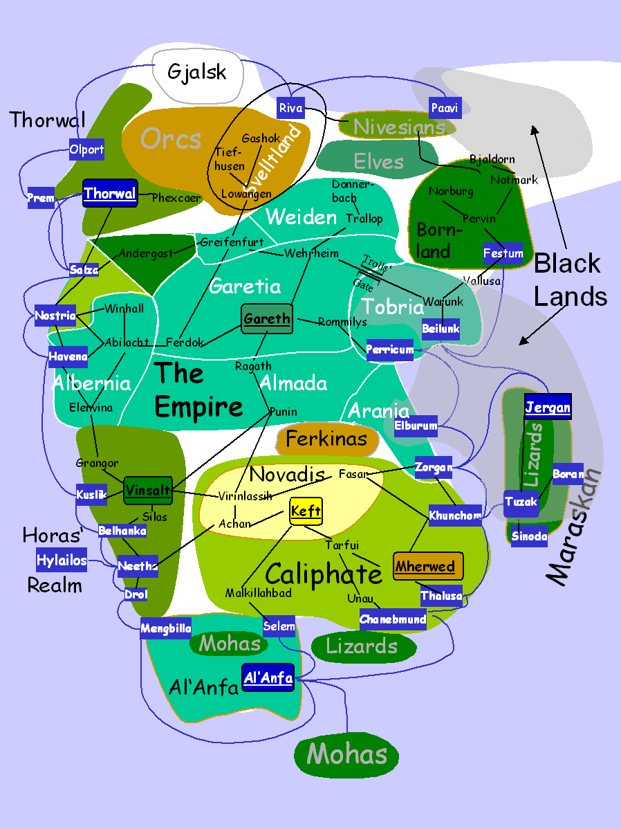 ~ Aventurien: HOTT Campaign Map